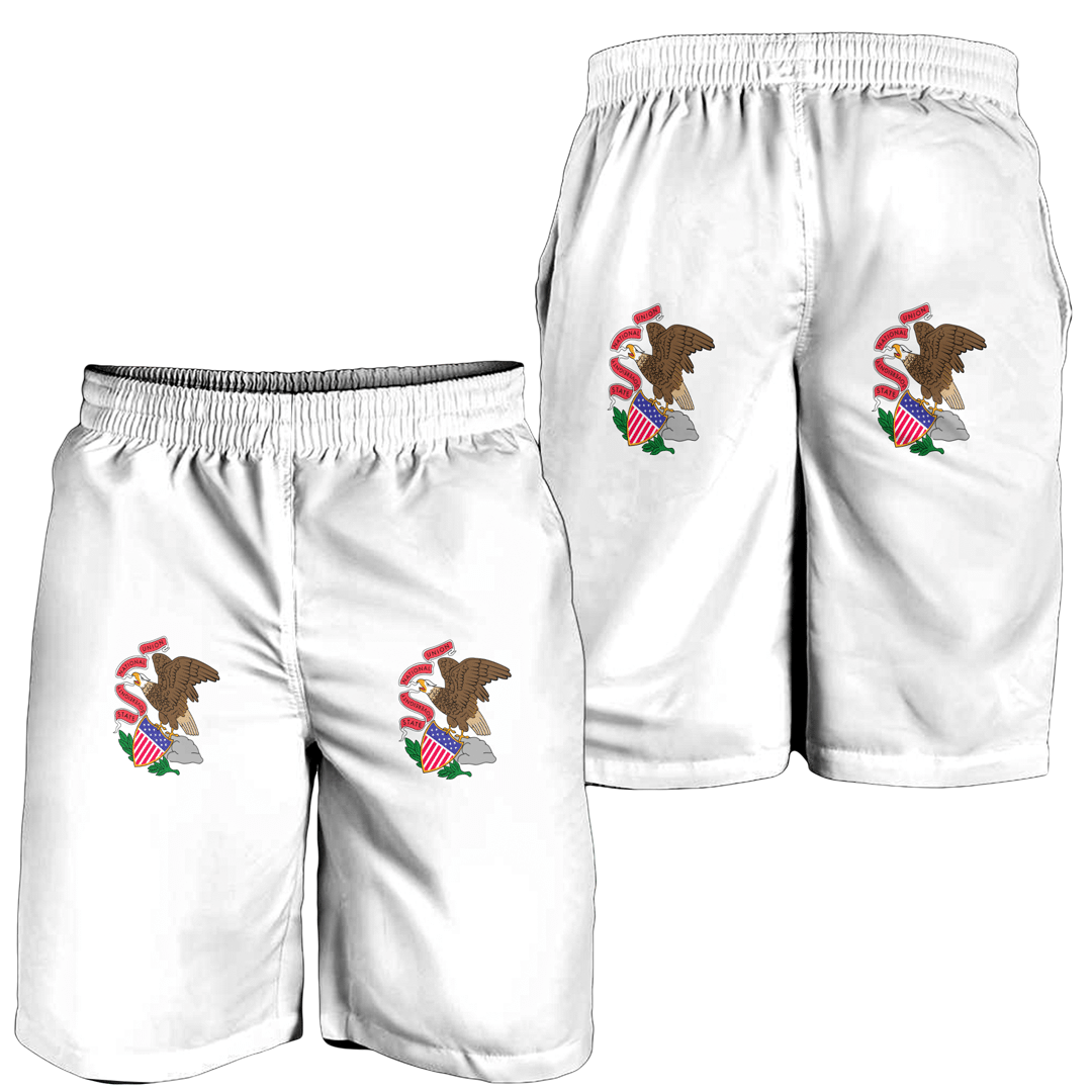 Men's Short Flag Of Illinois 1915 1969 Men's Short