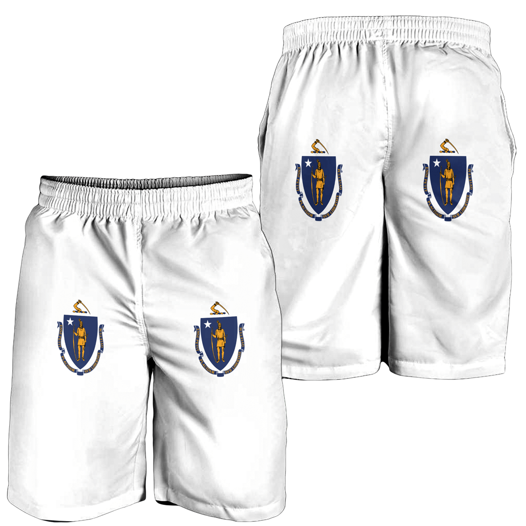 Men's Short Flag of Massachusetts Men's Short