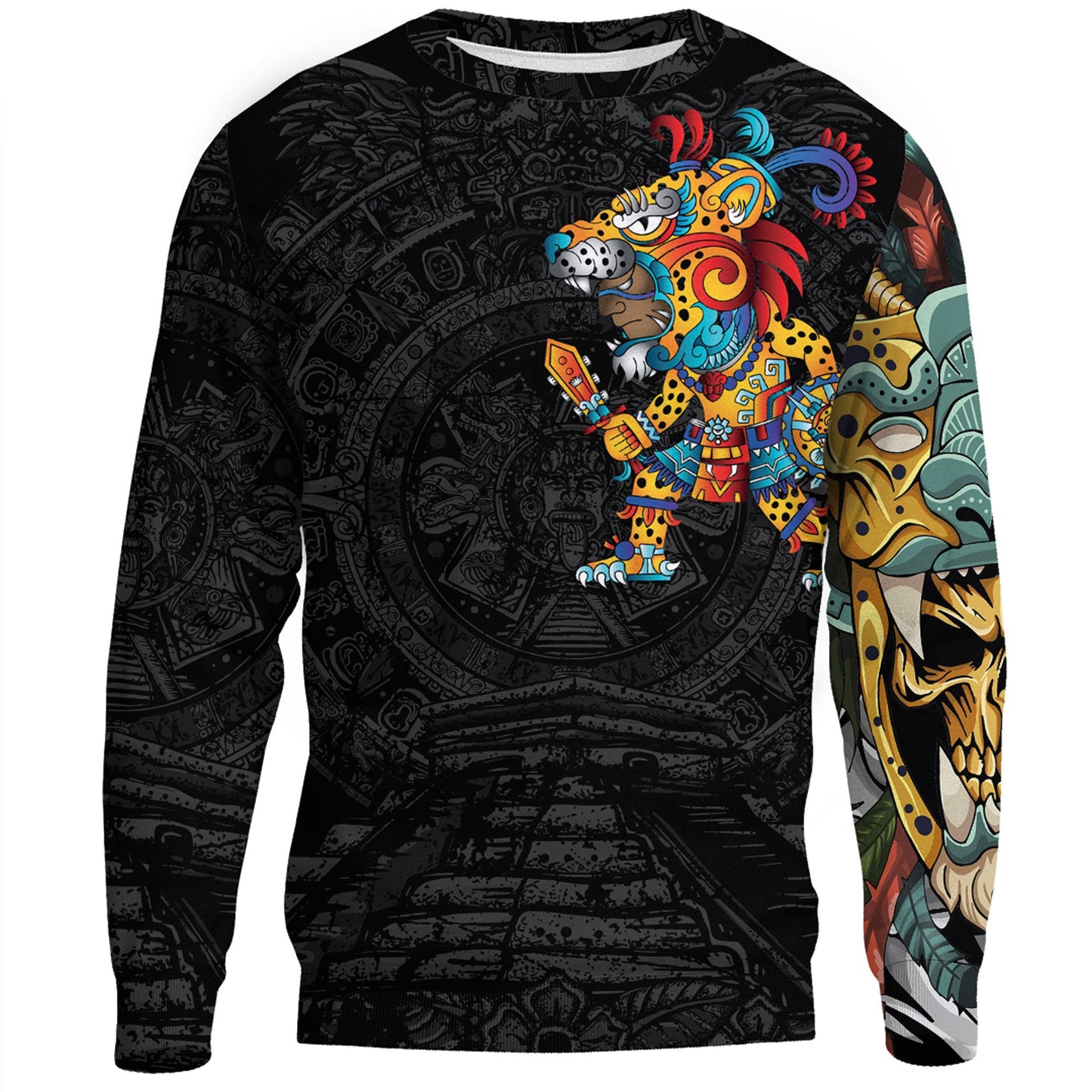 Clothing Mexico Aztec Jaguar Warrior Sweatshirts