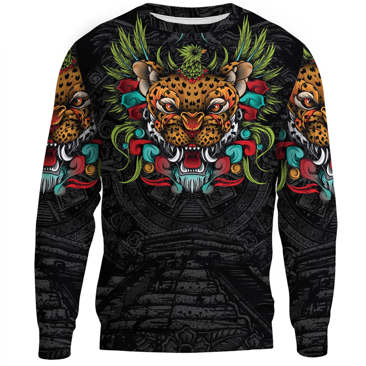 Clothing Mexico Jaguar Warrior Aztec Sweatshirts
