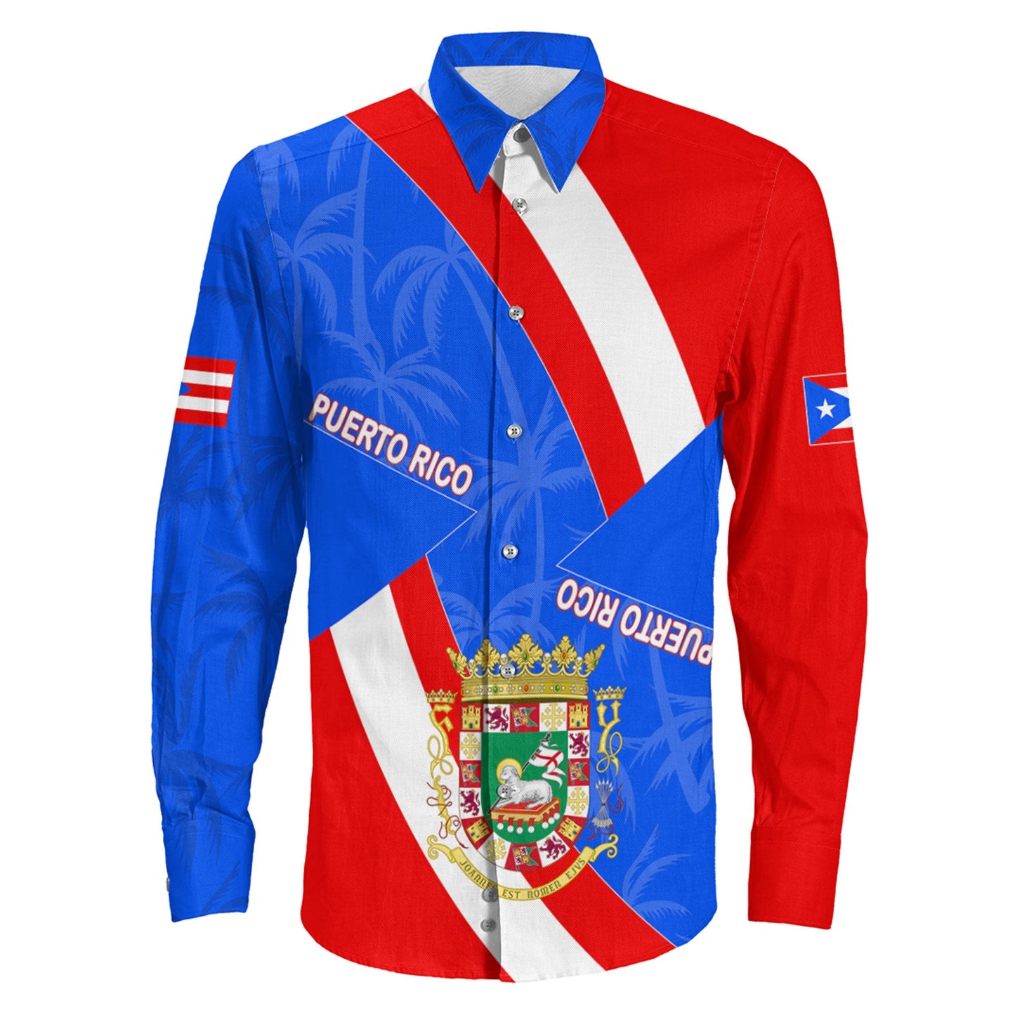 Clothing Puerto Rico Long Sleeve Button Shirt