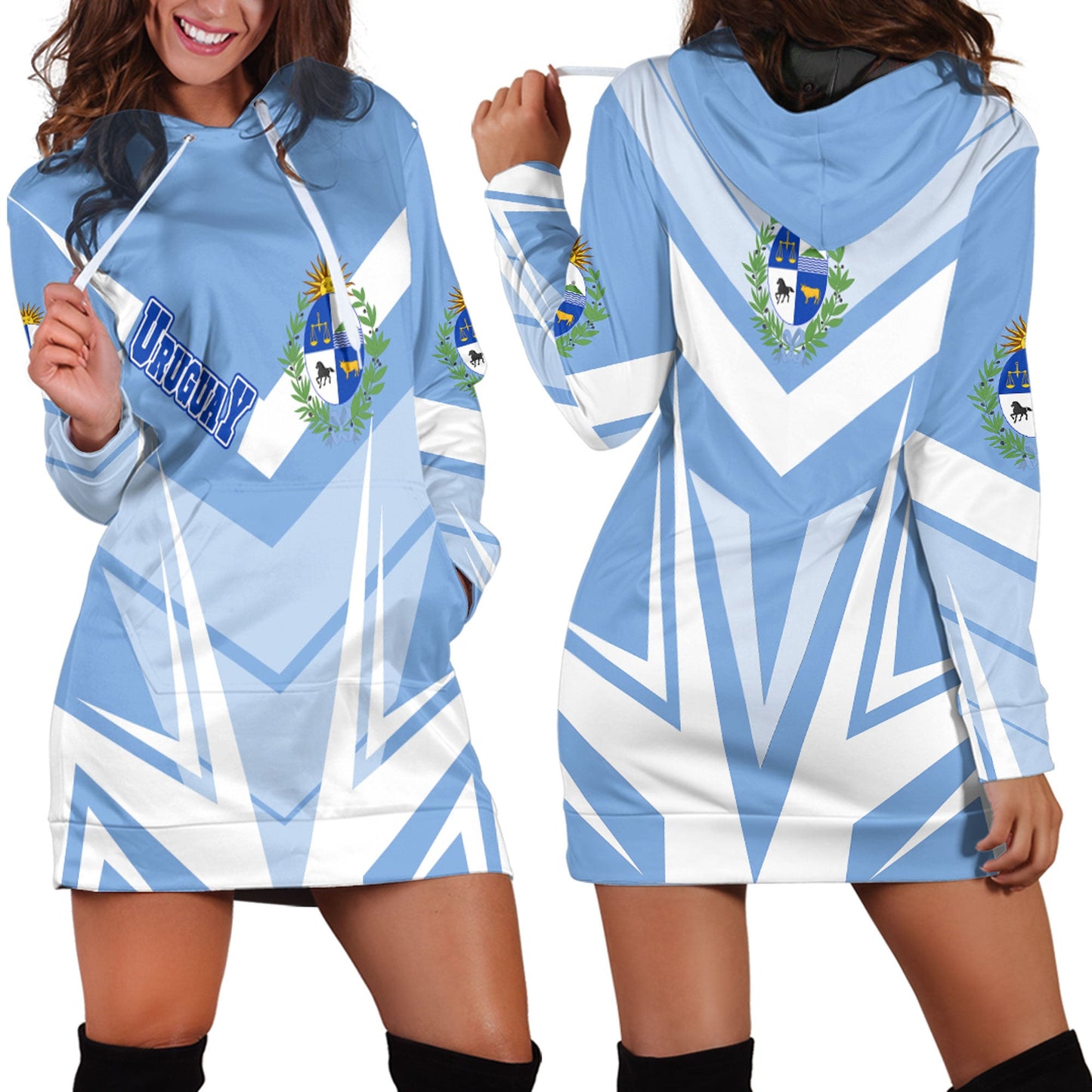 Clothing Uruguay Sport Style Hoodie Dress