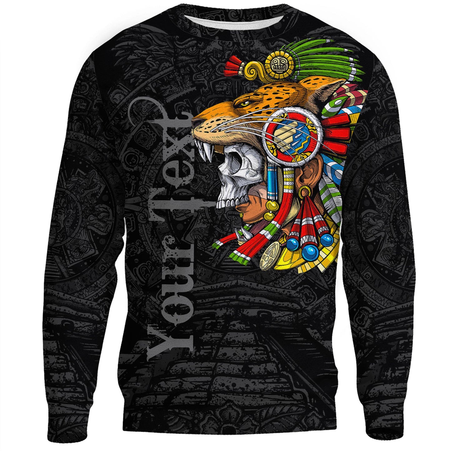 Clothing Custom Aztec Special Jaguar Warrior Sweatshirts
