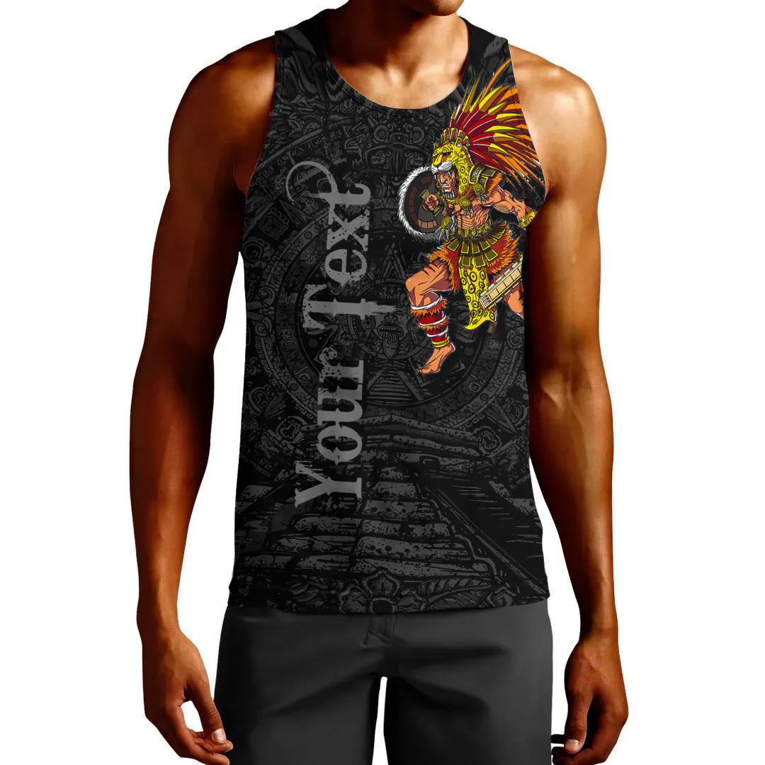 Clothing Custom Mexican Aztec Warrior Jaguar Tank Top