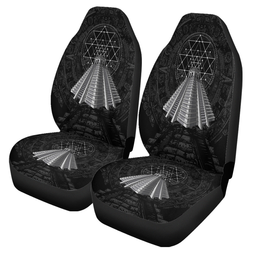 Car Seat Covers Ancient Aztec Pyramid Car Seat Covers