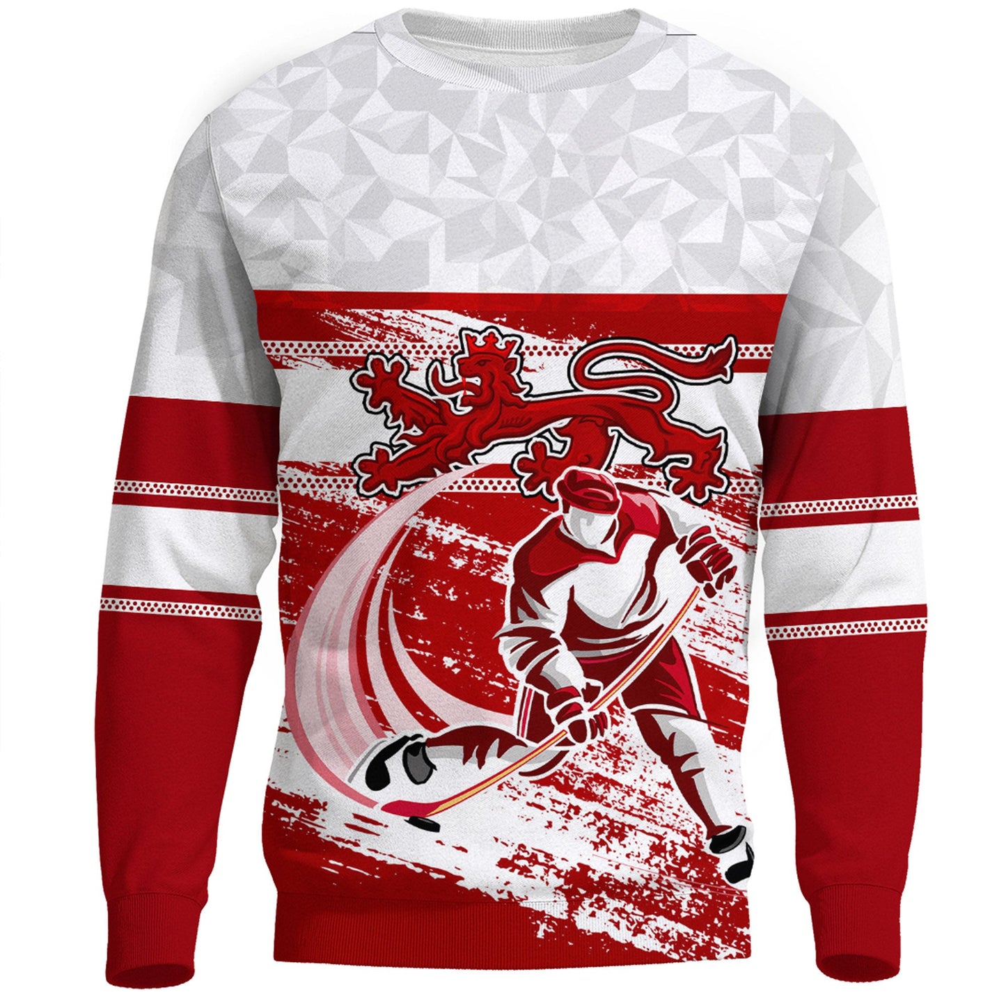 Clothing Denmark Team Hockey Jersey Special Style Sweatshirts