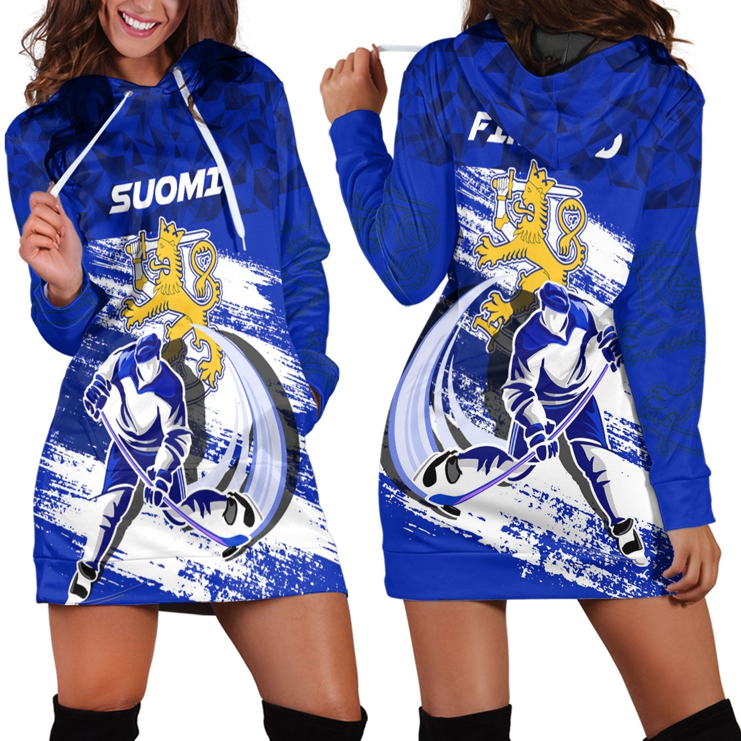 Clothing Finland Team Hockey Jersey Special Style Hoodie Dress