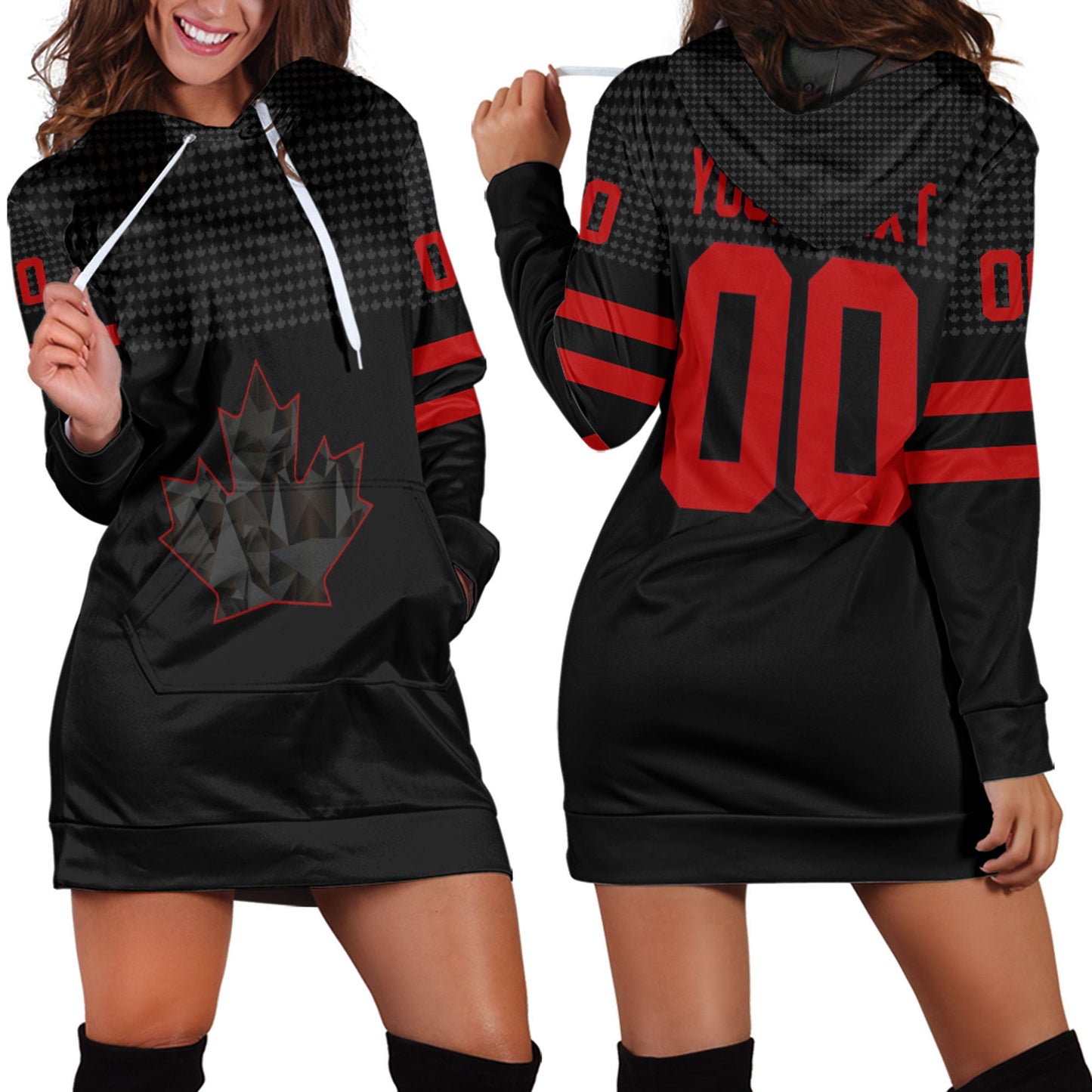 Clothing Custom Canada Team Hockey Jersey Style New Hoodie Dress