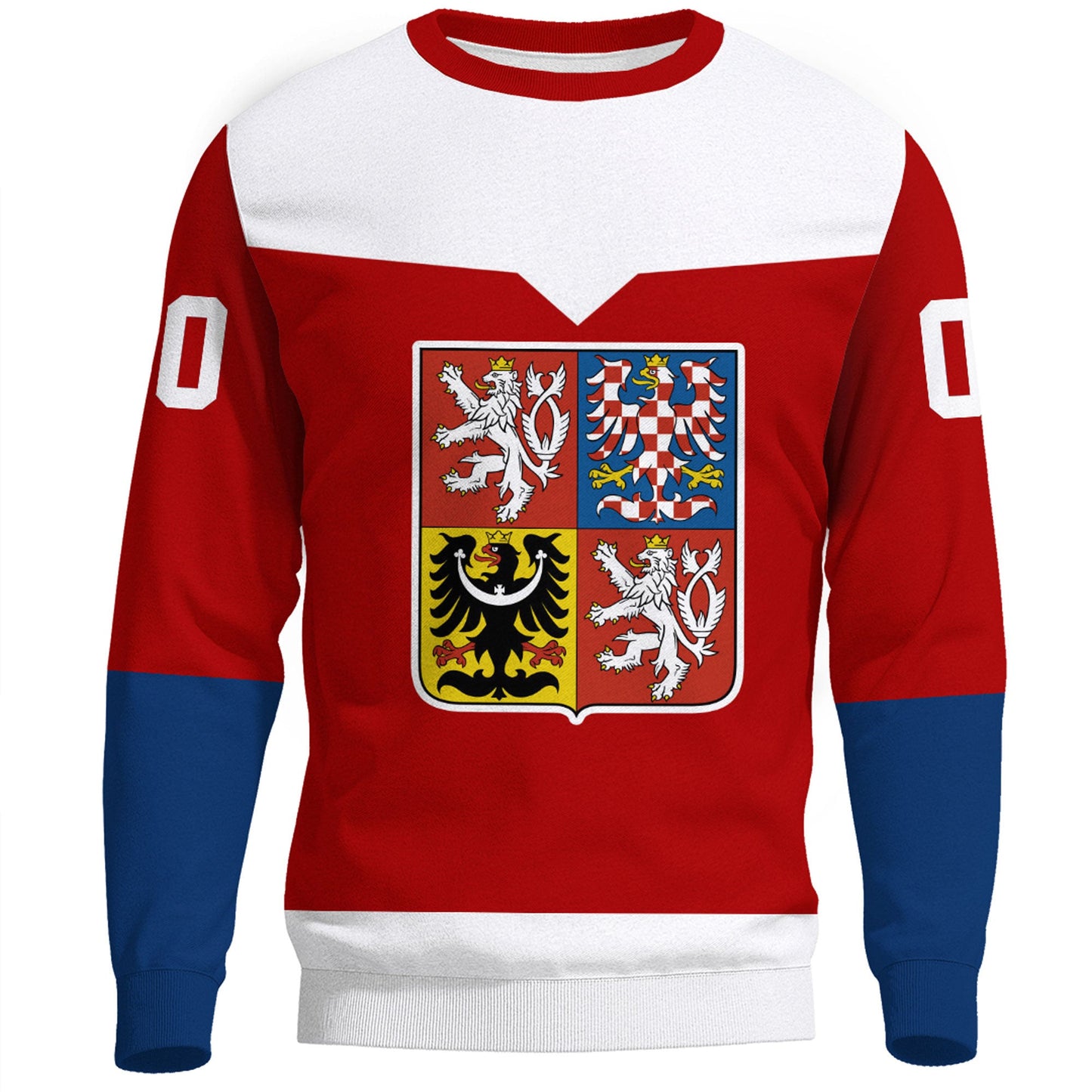 Clothing Custom Czech Team Republic Hockey Jersey Style Sweatshirts