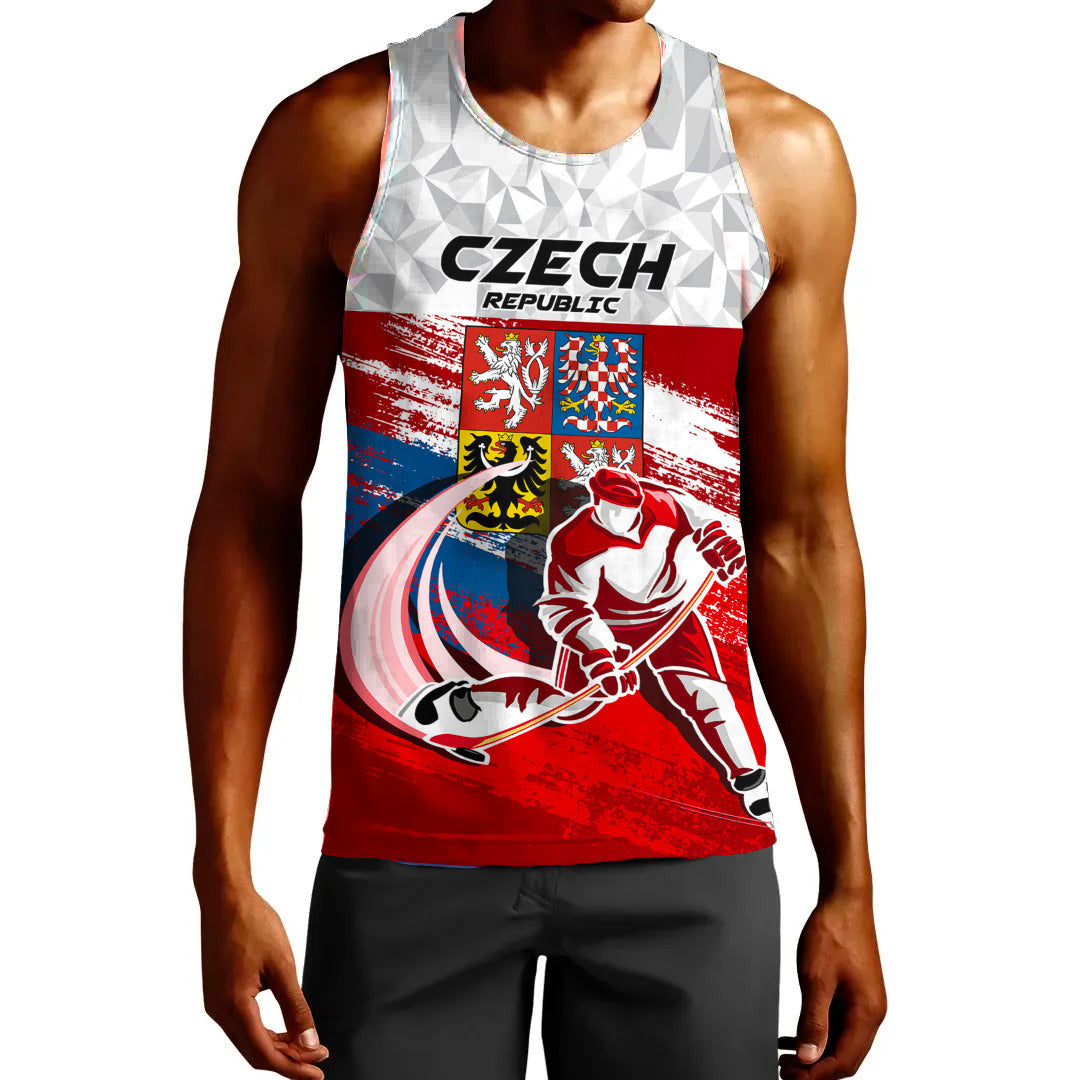 Clothing Custom Czech Republic Hockey Jersey Special Style Tank Top