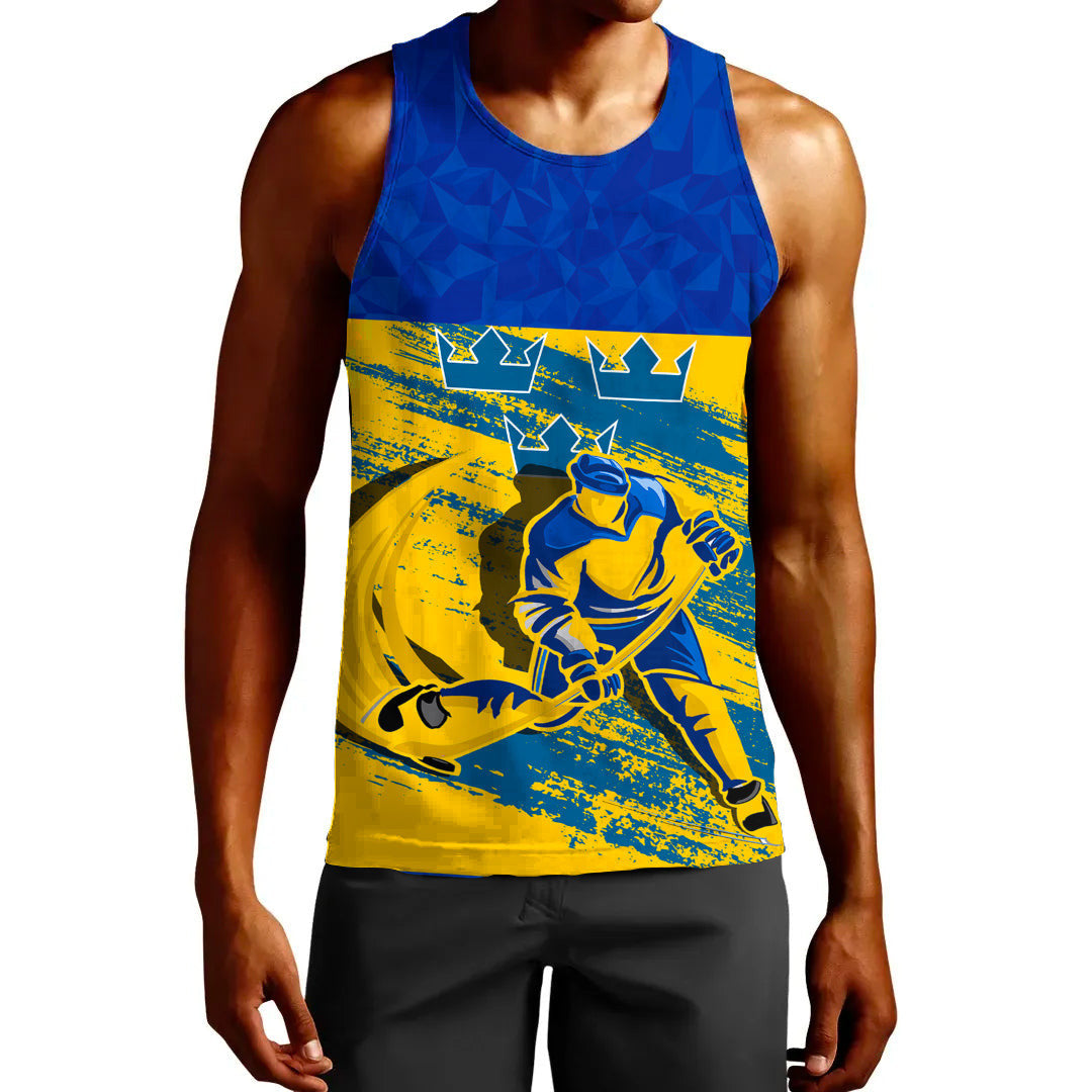 Clothing Custom Sweden Hockey Jersey Style Special Tank Top
