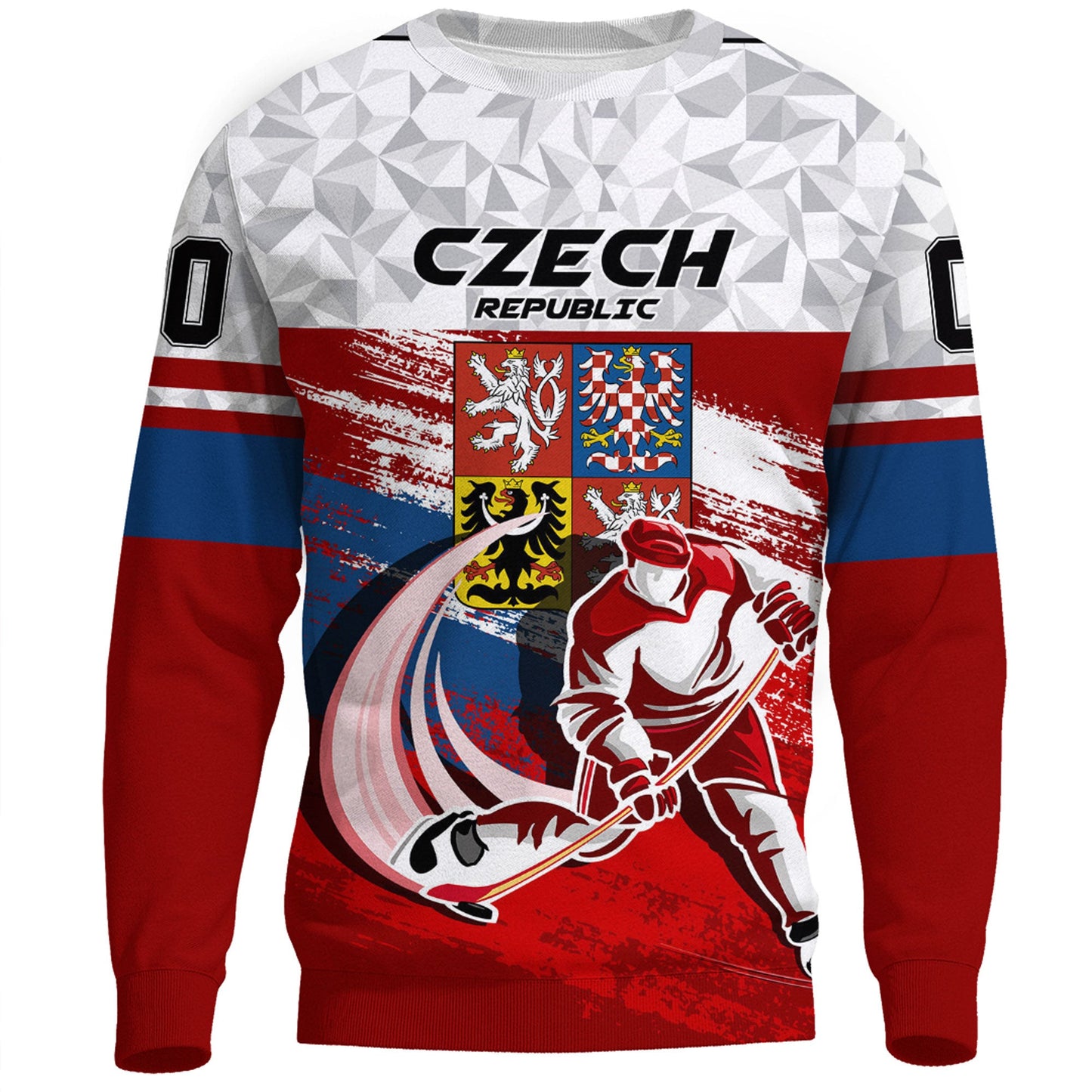 Clothing Custom Czech Republic Hockey Jersey Special Style Sweatshirts