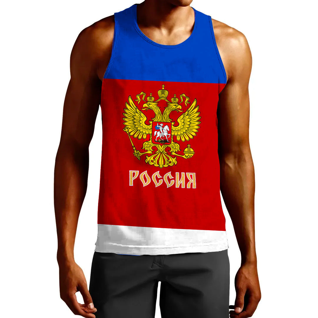 Clothing Custom Russia Hockey Jersey Style Tank Top