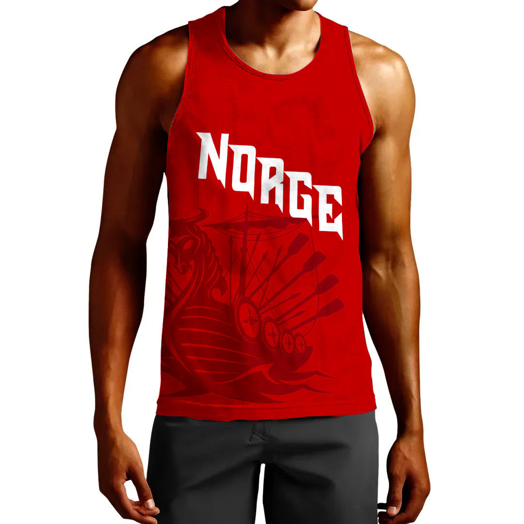 Clothing Custom Norway Hockey Jersey Style Tank Top