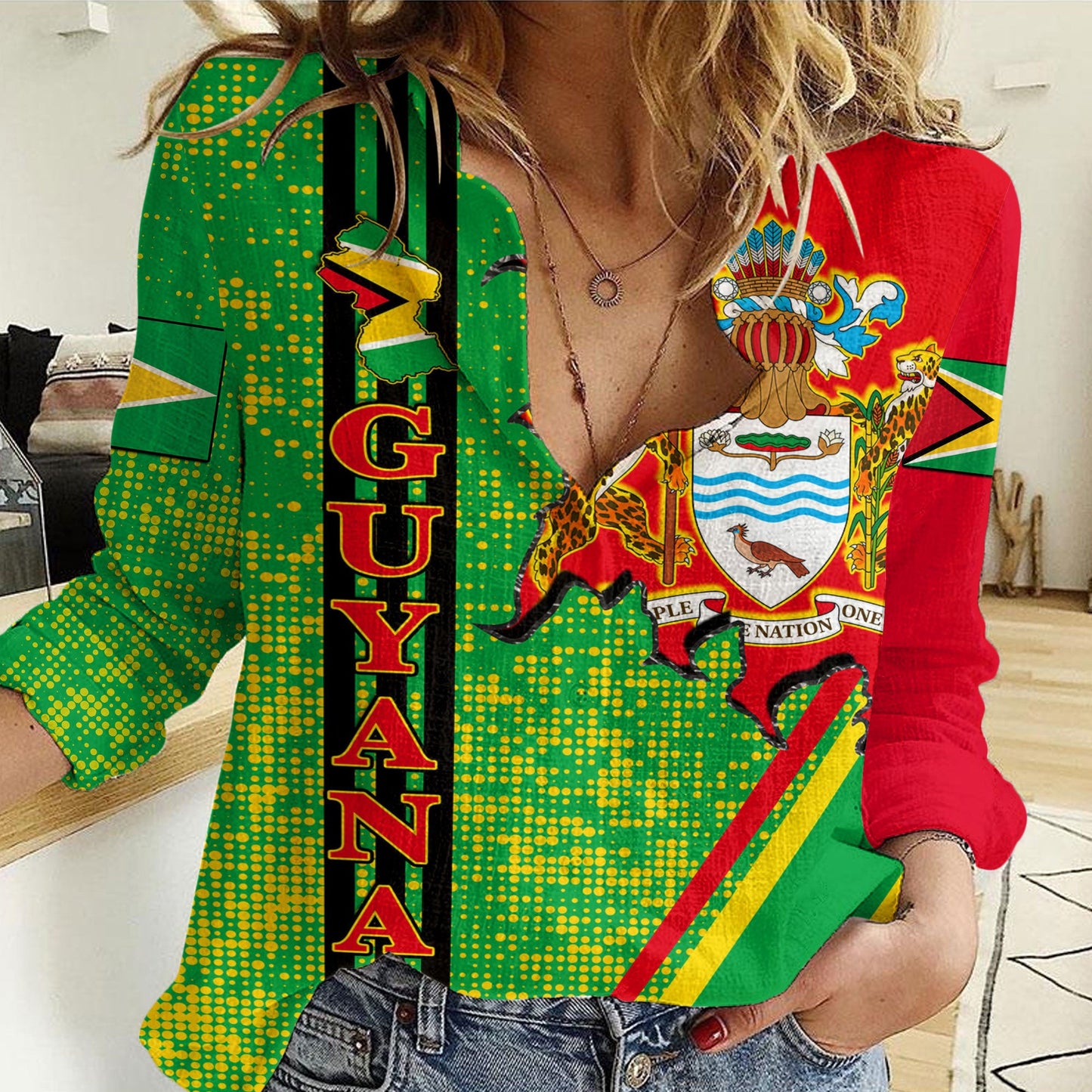 Clothing Guyana Strong Style Women Casual Shirt
