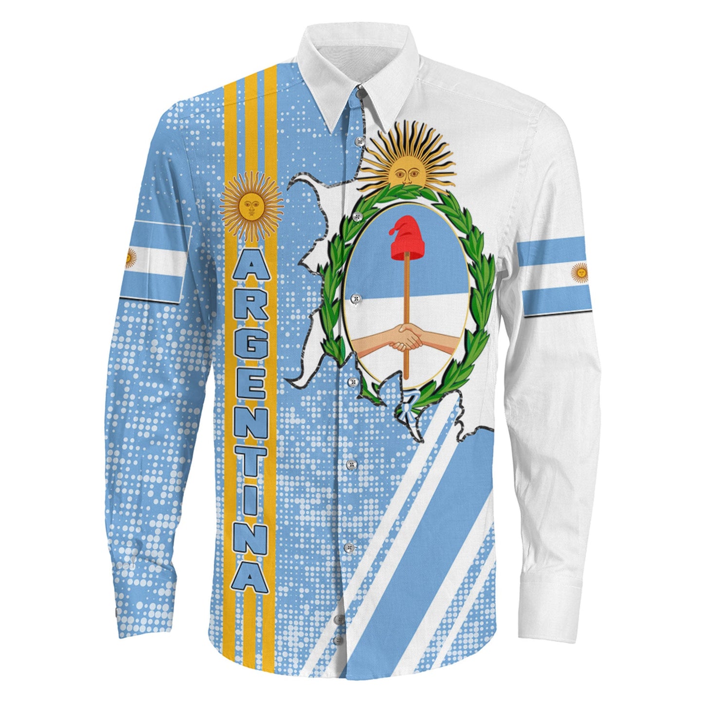 Clothing Argentina Strong Style Long Sleeve Button Shirt