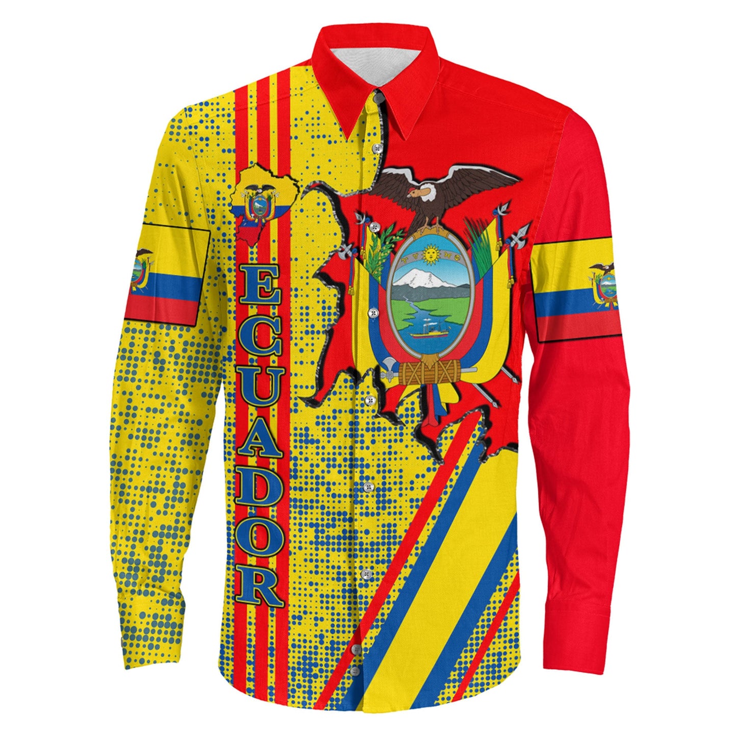 Clothing Ecuador Strong Style Long Sleeve Button Shirt