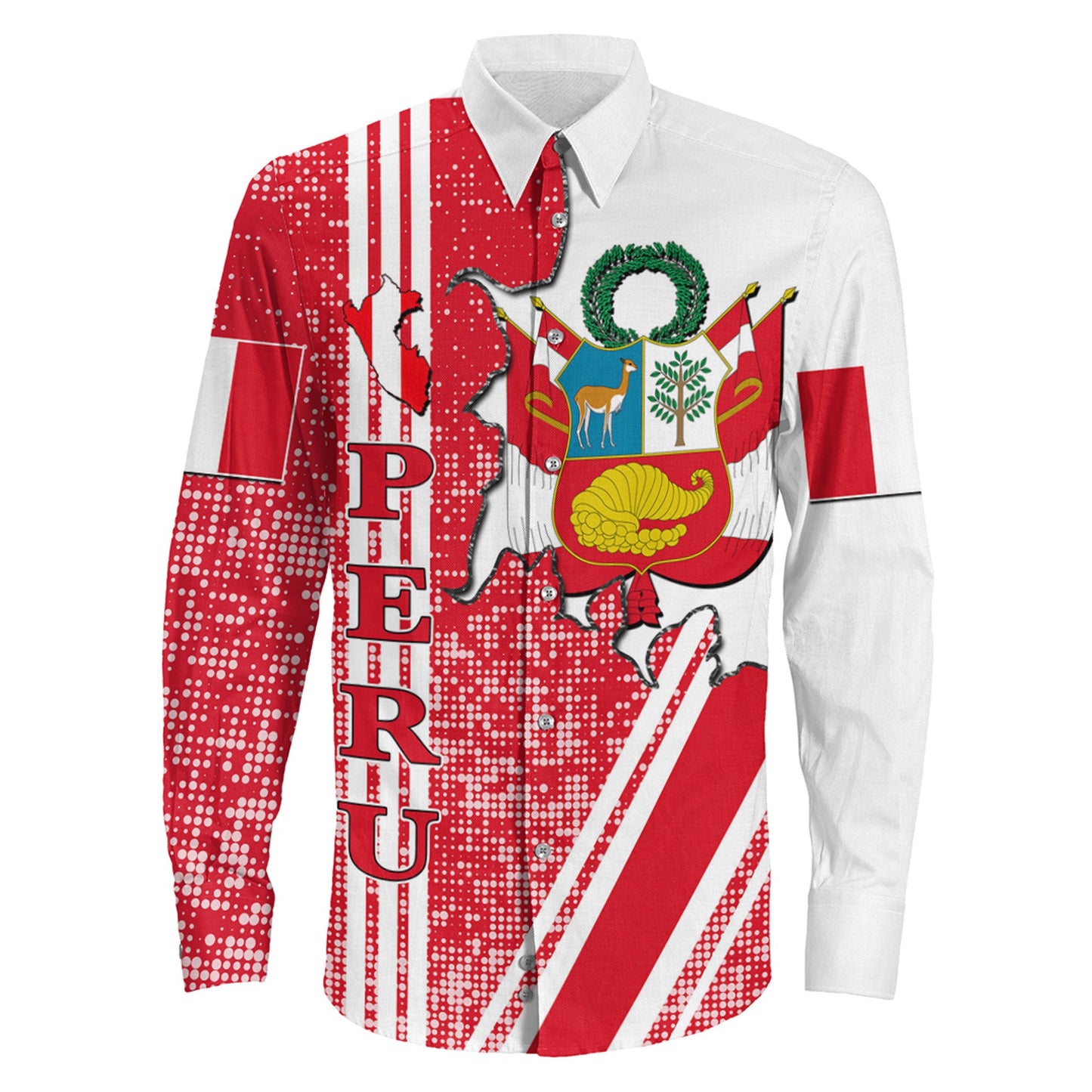 Clothing Peru Strong Style Long Sleeve Button Shirt