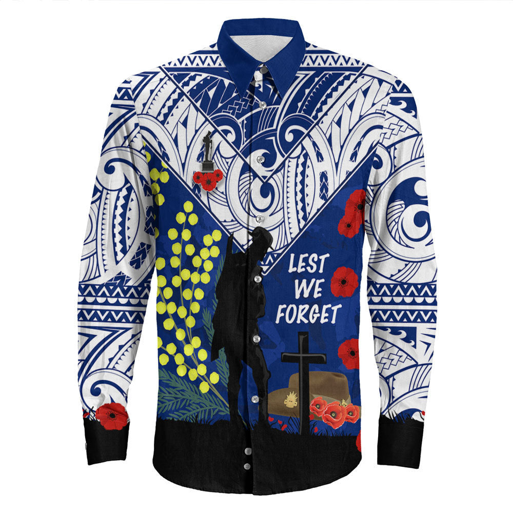 Rugbylife Clothing New Zealand Soldier Long Sleeve Button Shirt