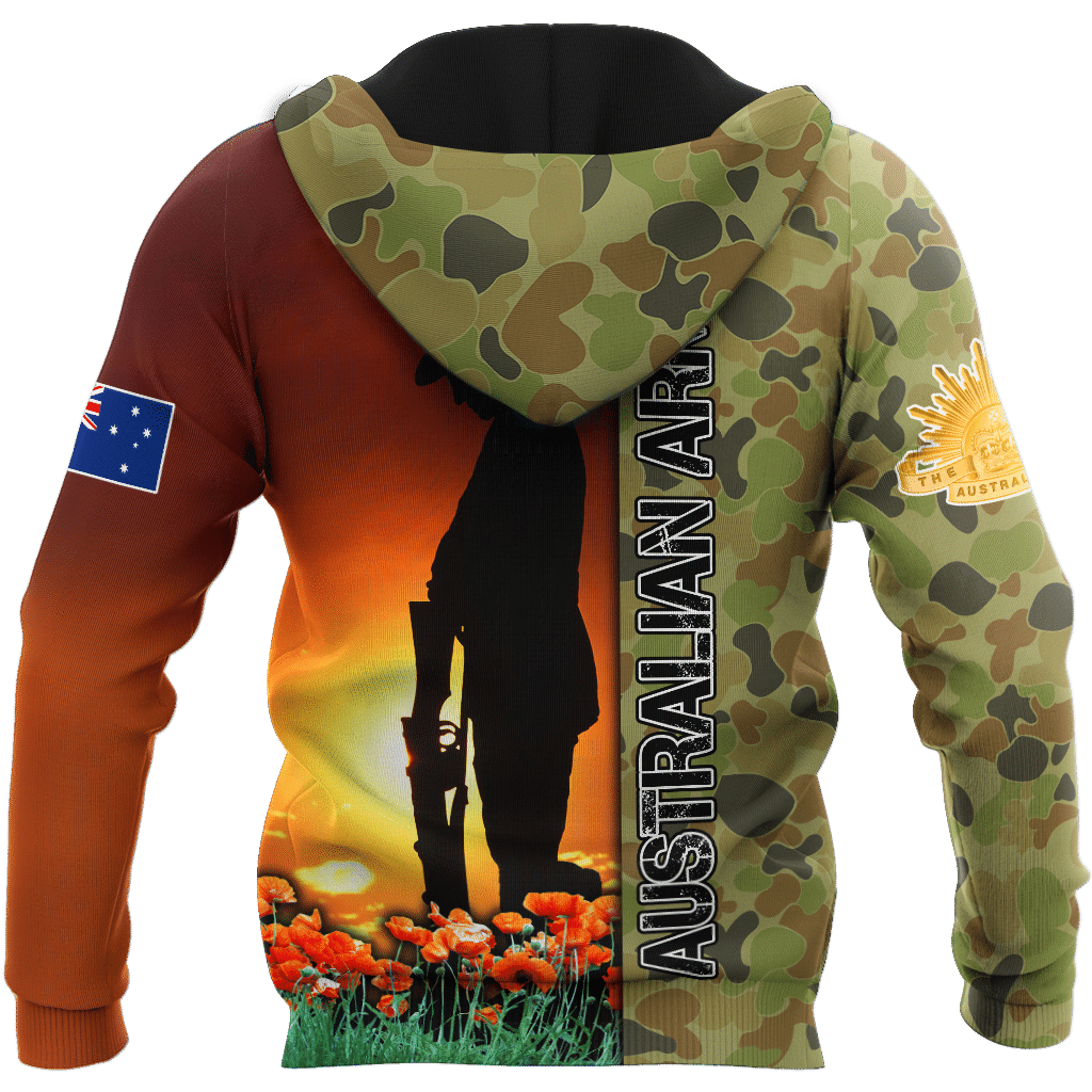 Anzac Day Clothing Australian Army Hoodie