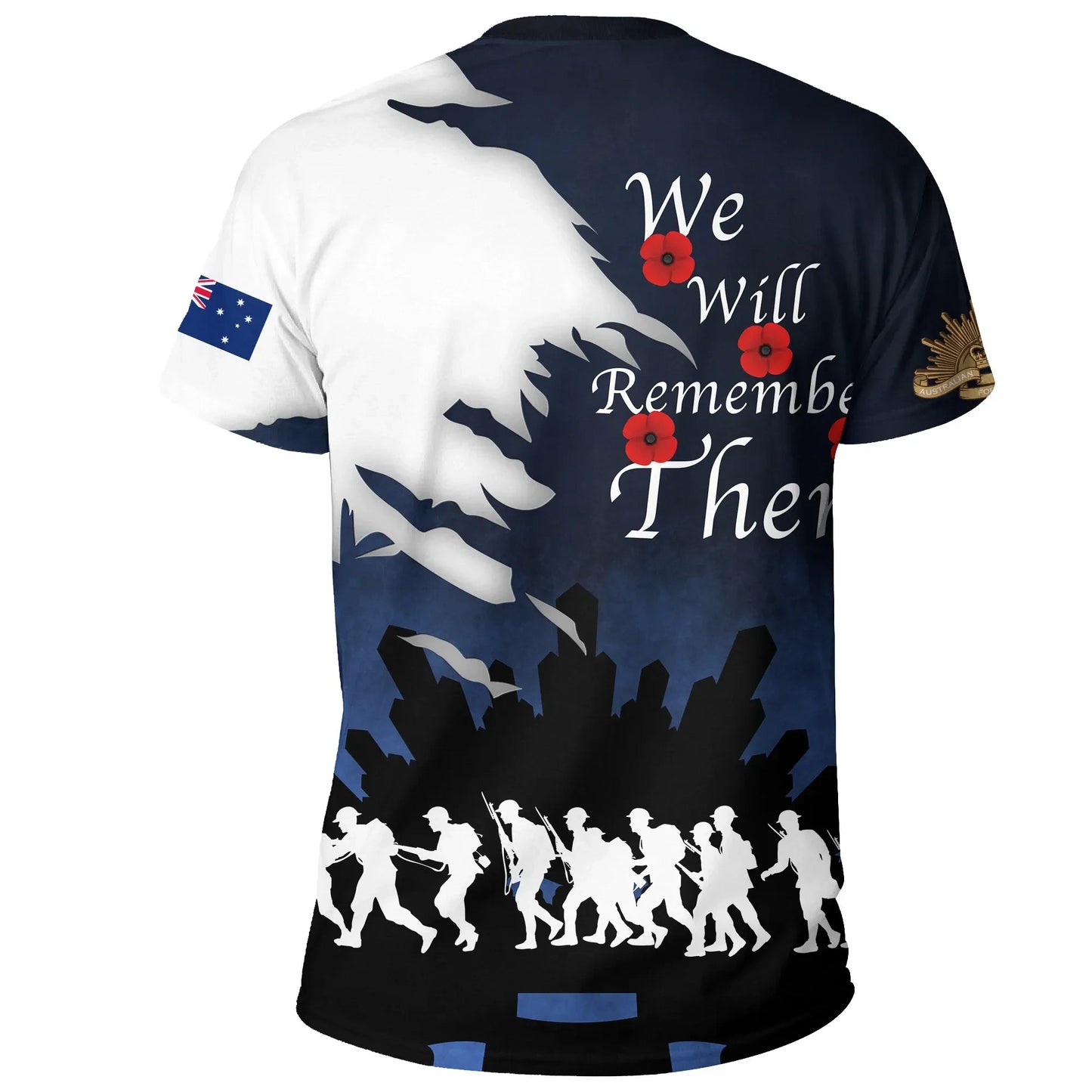 Australia Anzac Day T Shirt We Will Remember Them