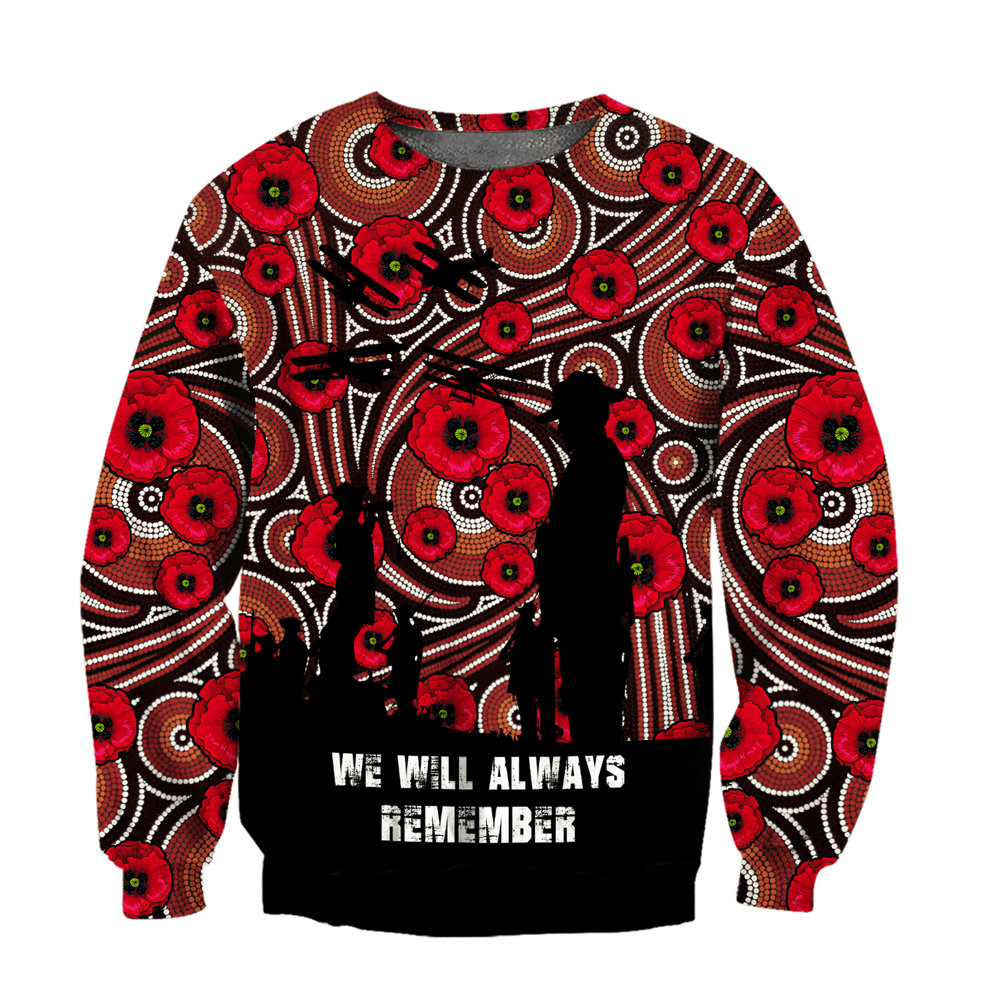 Anzac Day Clothing Lest We Forget Anzac Day Sweatshirt