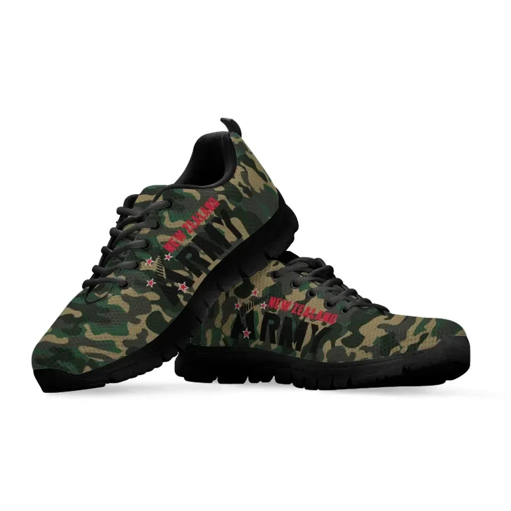 Anzac Day New Zealand Army, Camo Style, Lest Me Forget, Sneakers