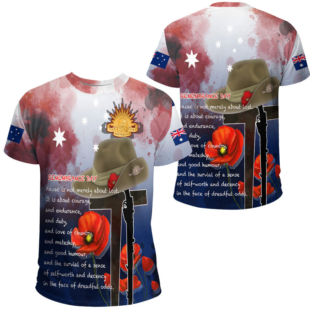 Clothing Anzac Day Remembrance Day Qoute T Shirt