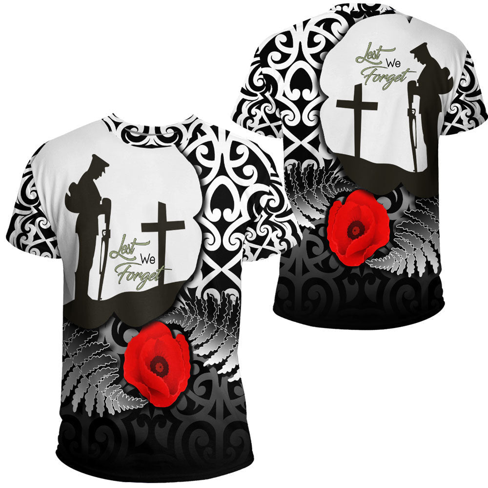 Clothing Anzac Day Poppy Remembrance T Shirt