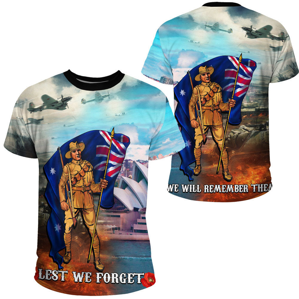 Clothing Anzac Day Australia Peace T Shirt