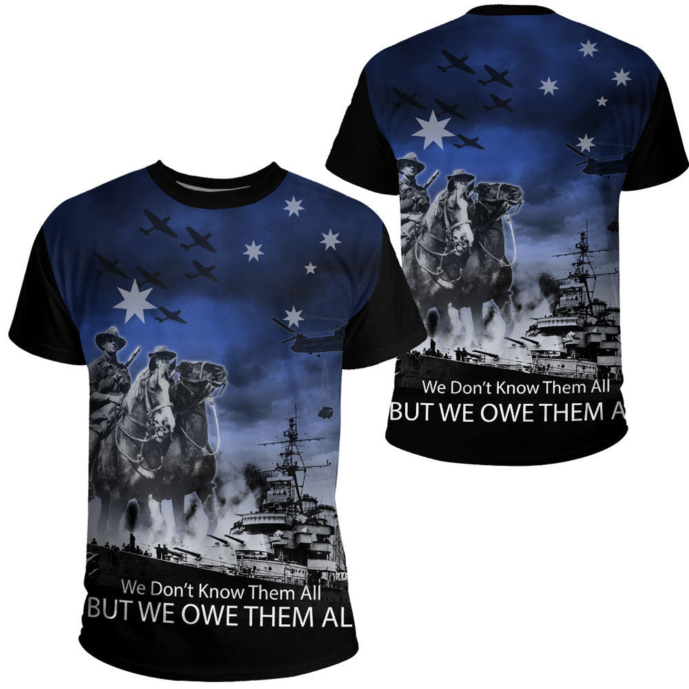 Clothing Anzac Day Australia Light Horse T Shirt