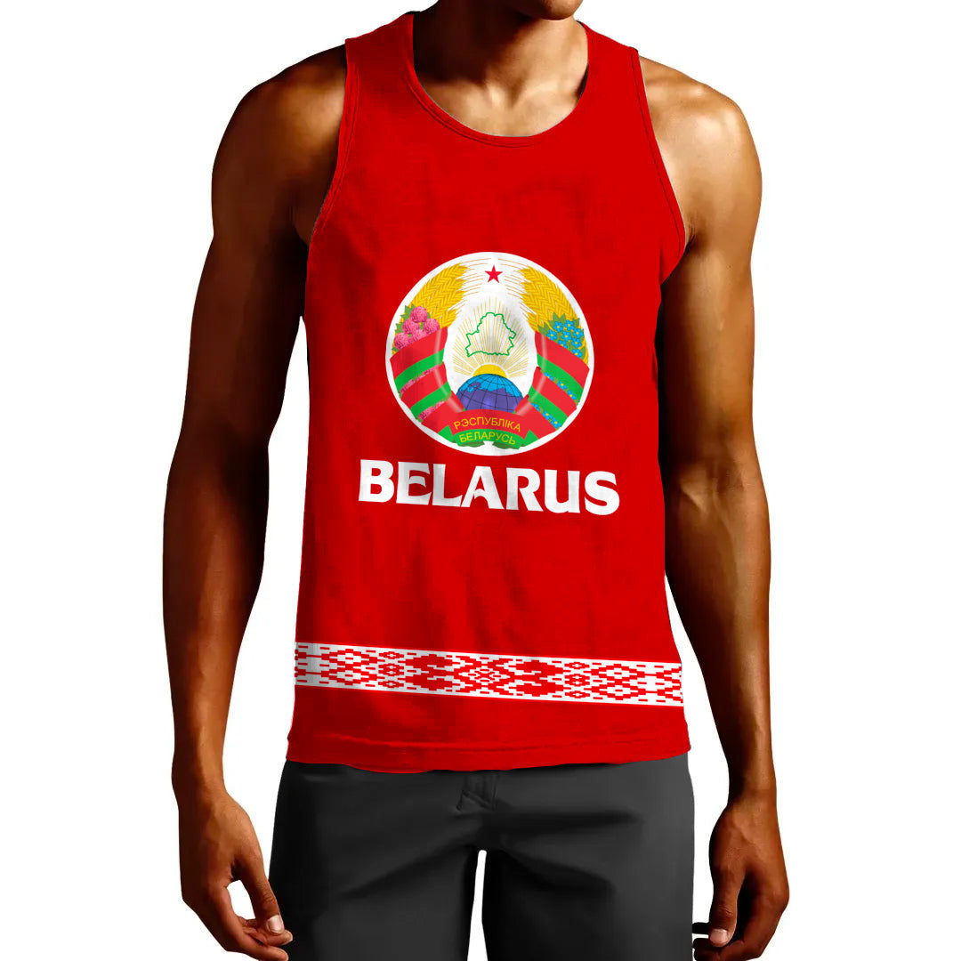 Clothing Custom Belarus Hockey Jersey Style Tank Top