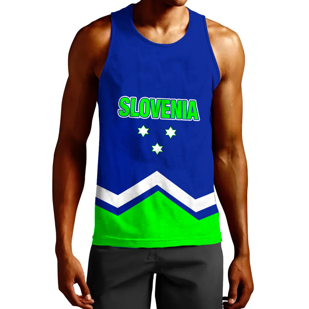 Clothing Custom Slovenia Hockey Jersey Style Tank Top