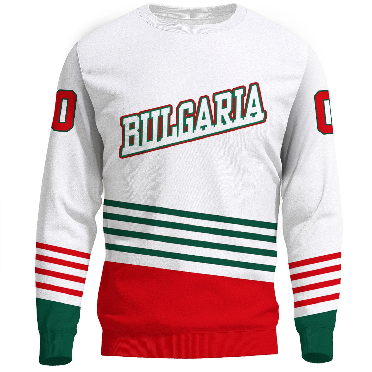 Clothing Custom Bulgaria Hockey Jersey Style Sweatshirts