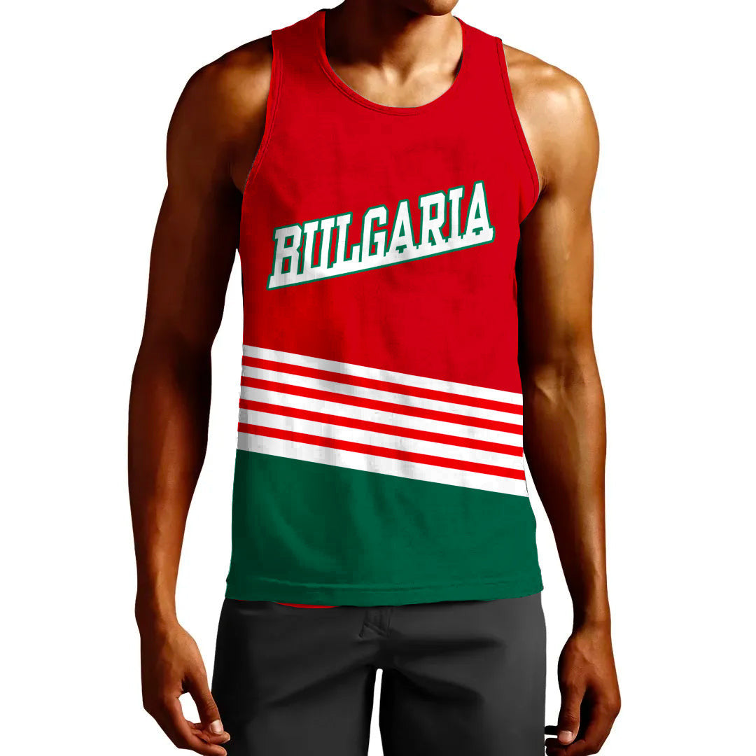 Clothing Custom Bulgaria Team Hockey Jersey Style Tank Top