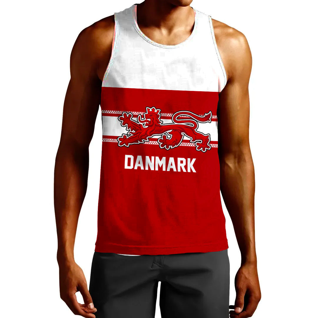 Clothing Custom Denmark Classic Hockey Jersey Style Tank Top