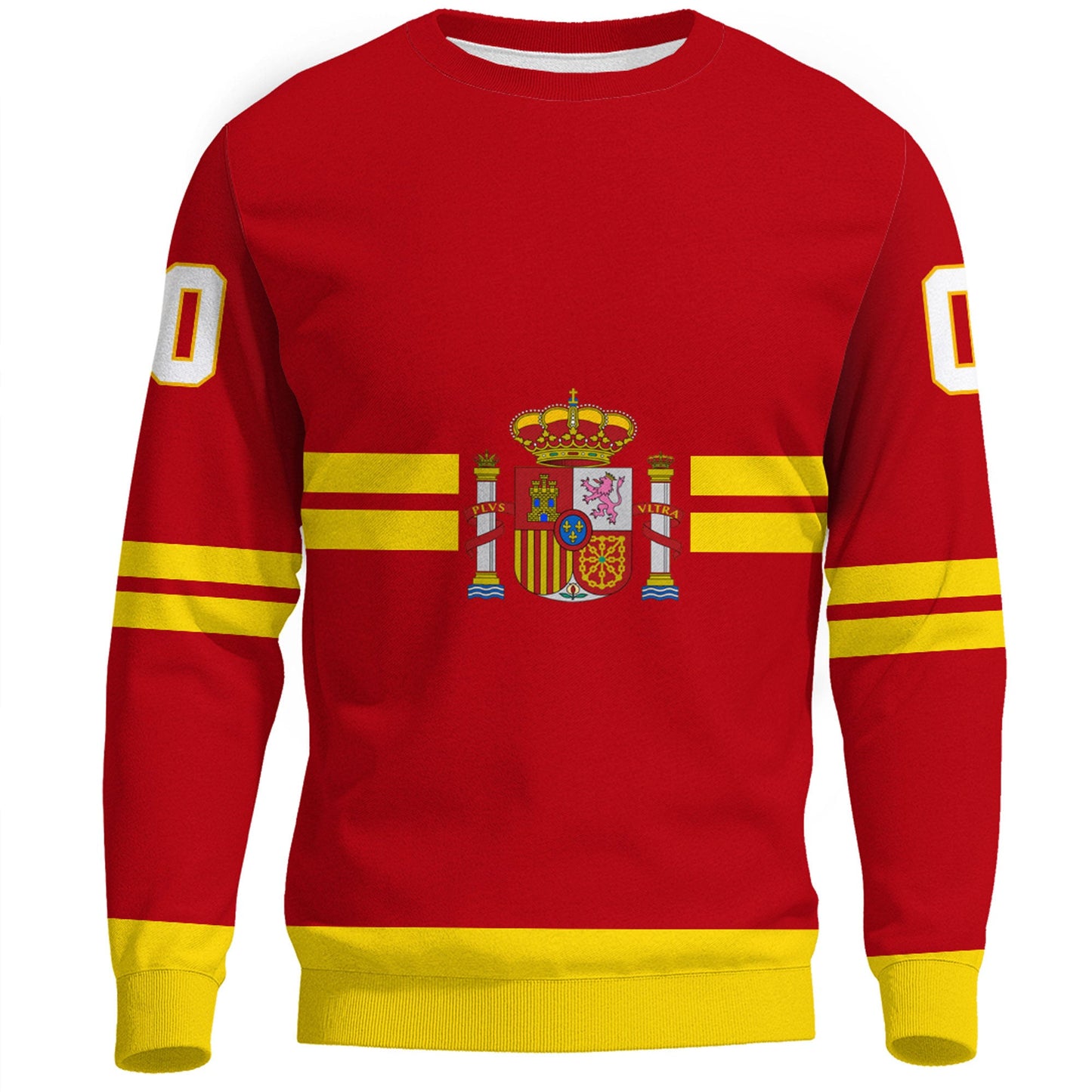 Clothing Custom Spain Team Hockey Jersey Style Sweatshirts
