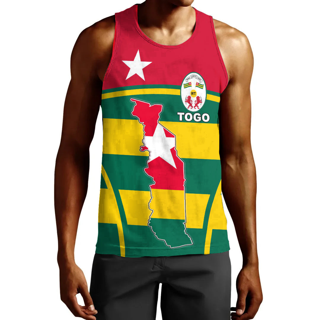 Clothing Togo Active Flag Men Tank Top