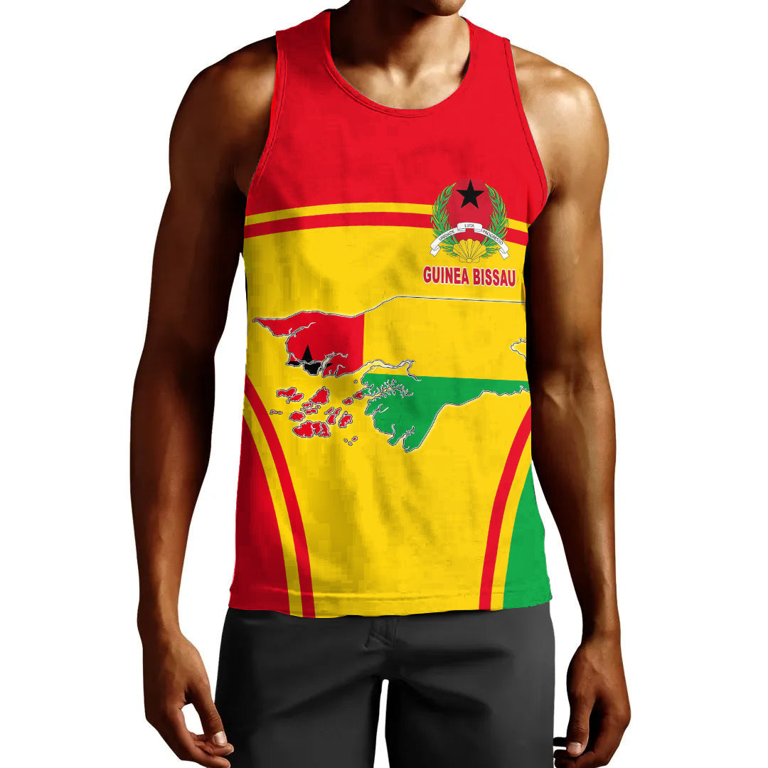 Clothing Guinea Bissau Active Flag Men Tank Top