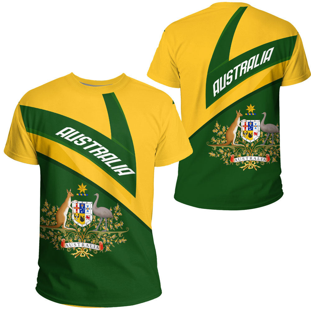Clothing Australia Coat Of Arms Active Sport T Shirt