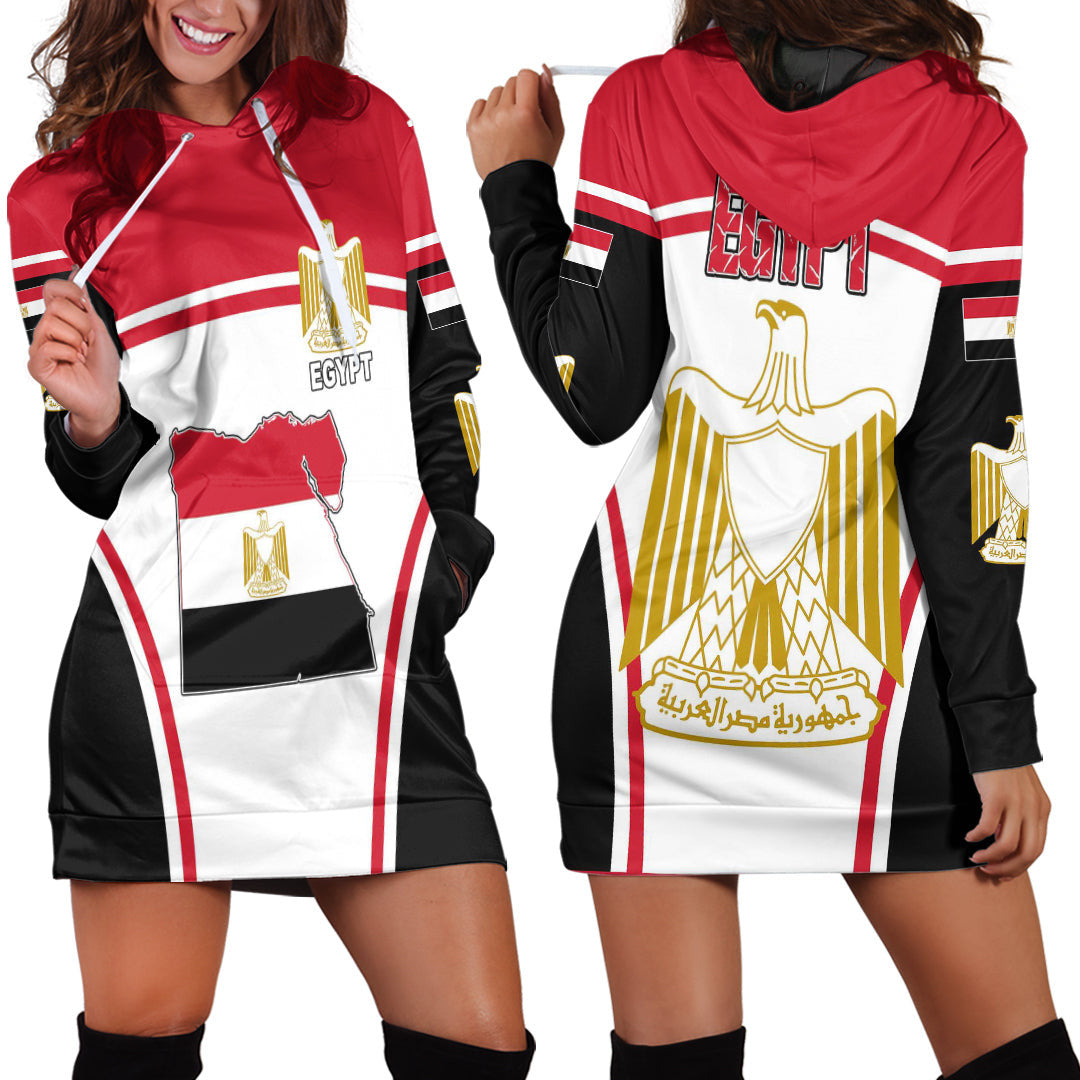 Clothing Egypt Active Flag Hoodie Dress