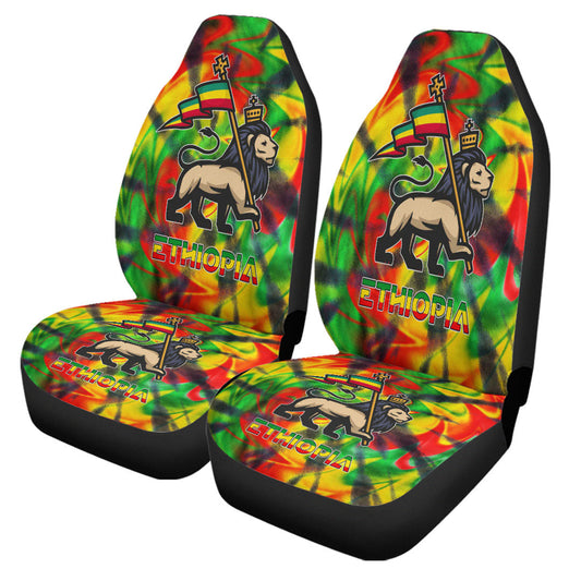 Car Seat Covers Ethiopia 3D Pattern Car Seat Covers