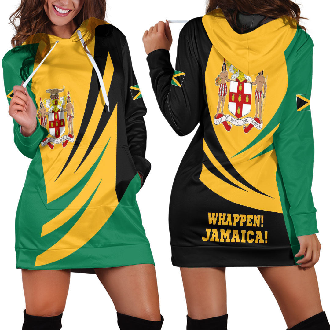 Clothing Jamaica Bincjou Coat of Arms Hoodie Dress