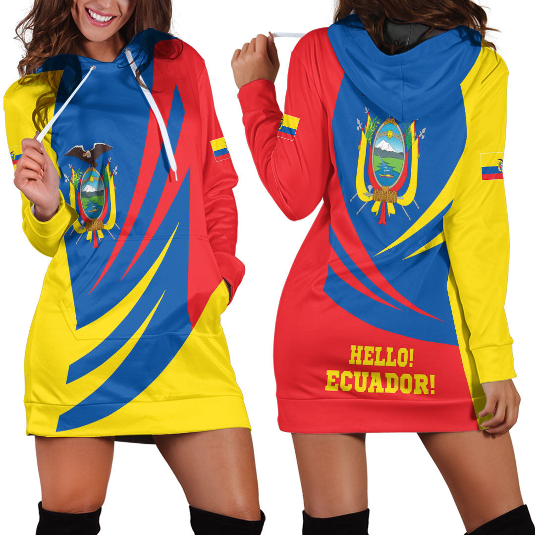 Clothing Ecuador Bincjou Coat of Arms Hoodie Dress