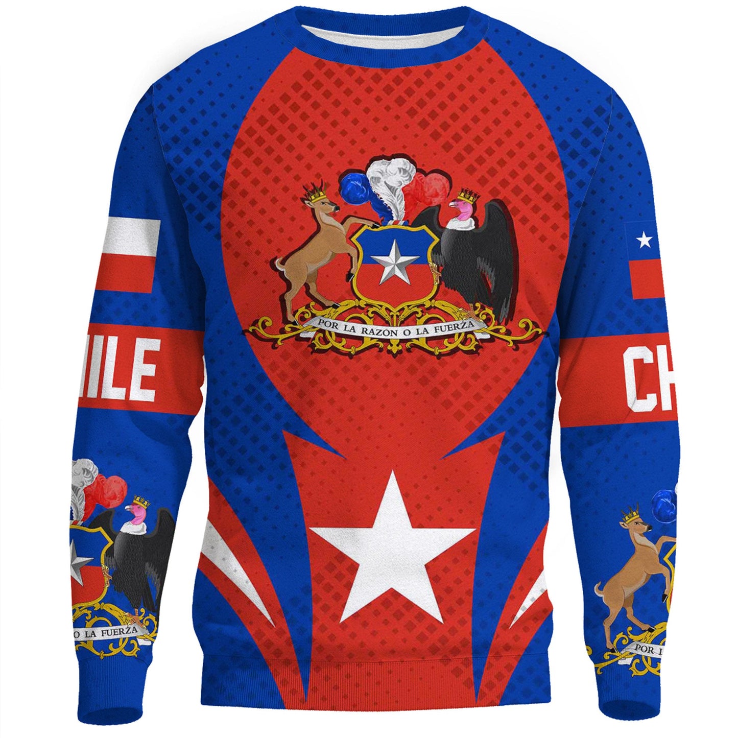 Clothing Chile Action Flag Sporty Style Sweatshirts