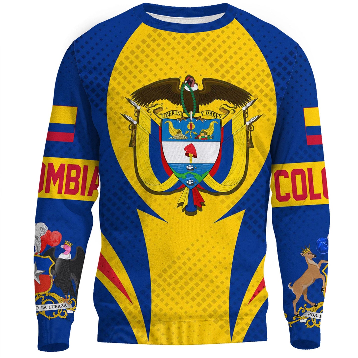 Clothing Colombia Action Flag Sporty Style Sweatshirts