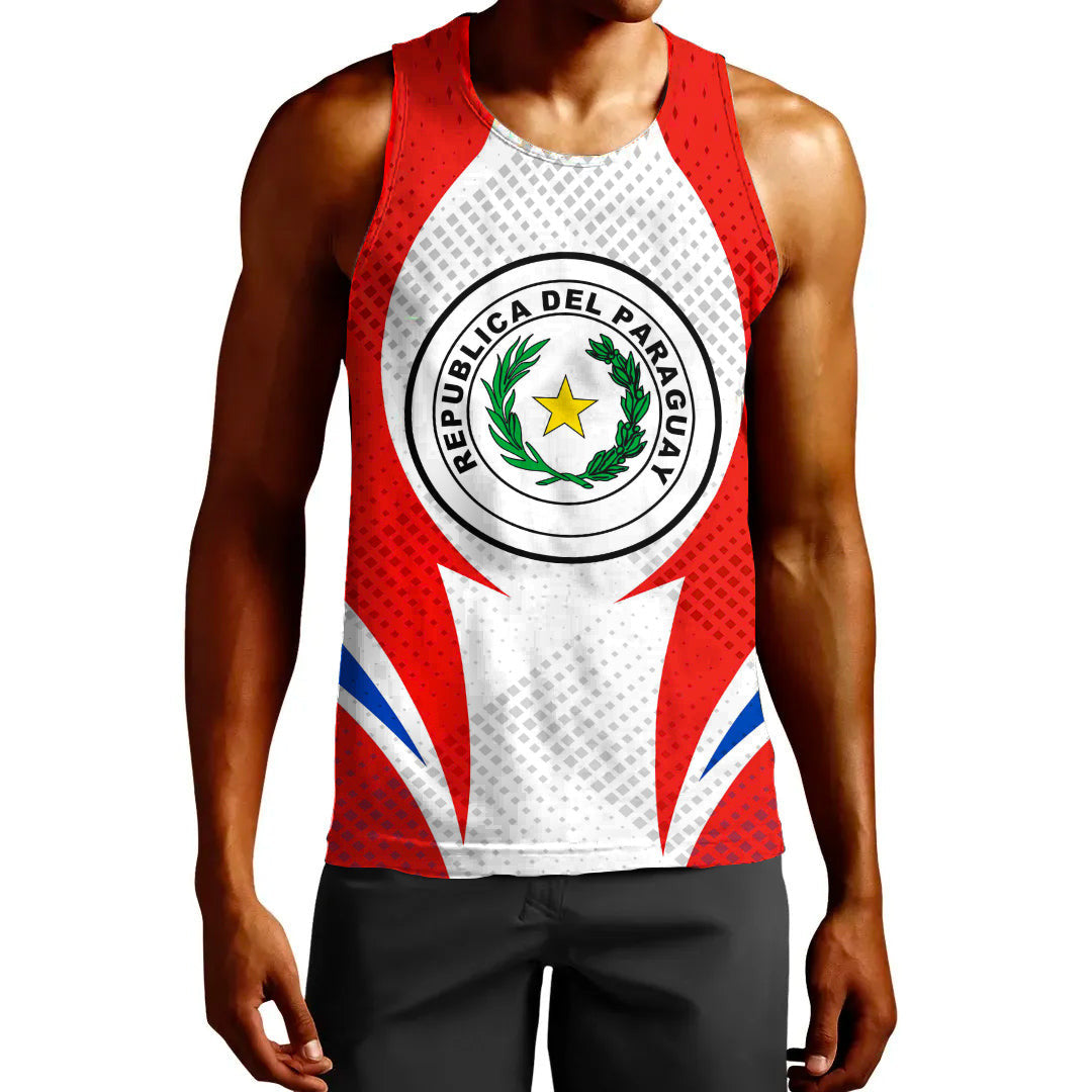 Clothing Praguay Active Flag Sporty Style Tank Top