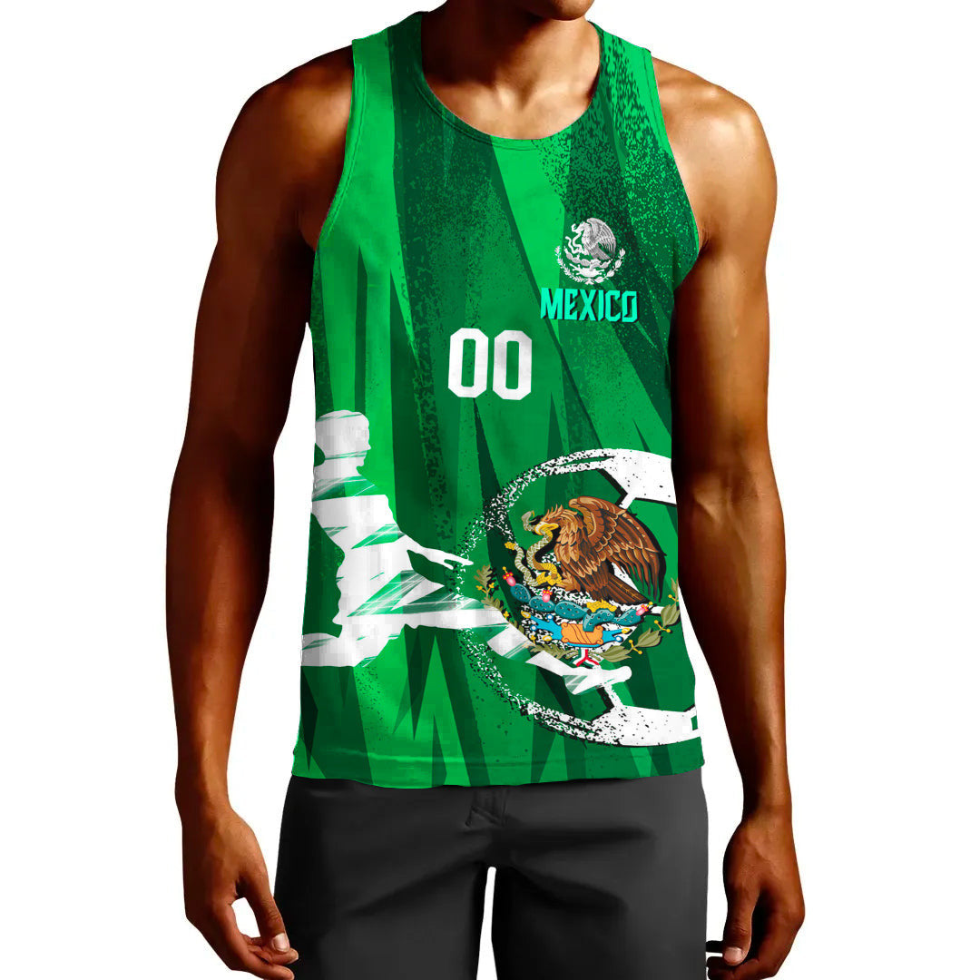 Clothing Custom Mexico Football Fan Tank Top