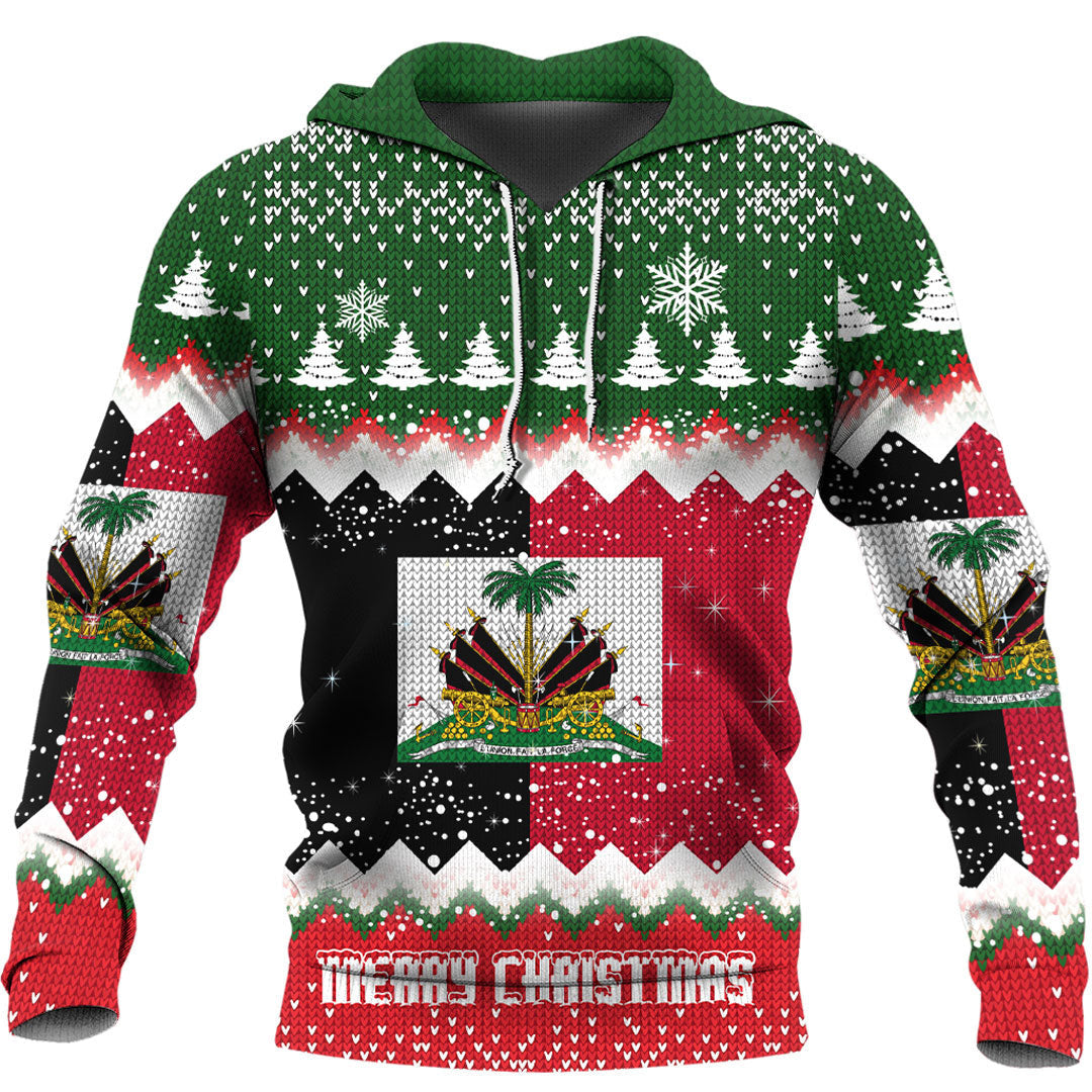 Xmas Clothing Haiti 1964 Merry Christmas Hoodie
