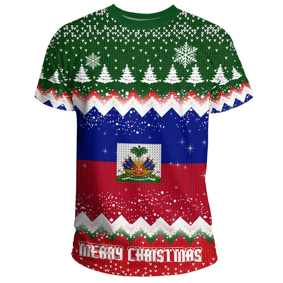 Xmas Clothing Haiti Merry Christmas T Shirt